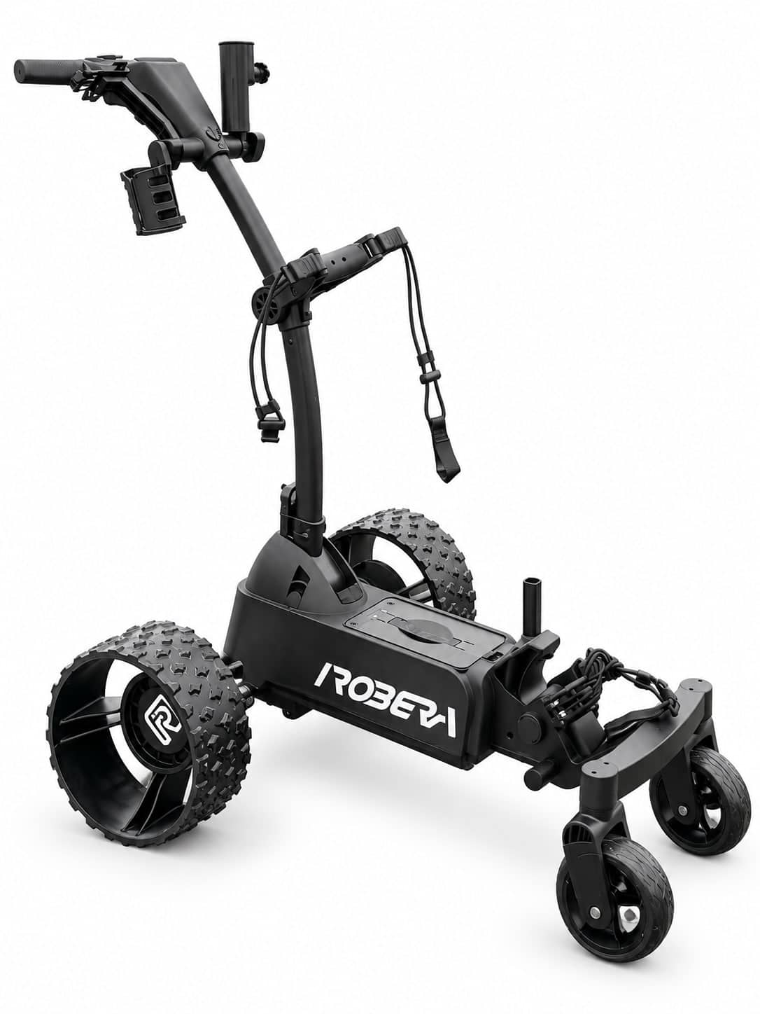 Robera AI-golftralle sett fra siden